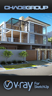 V-ray v2.0 plug-ins for Google Sketch up pro v8